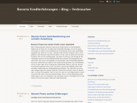 bavariakredit.wordpress.com Webseite Vorschau