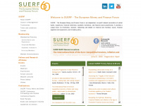 suerf.org Webseite Vorschau