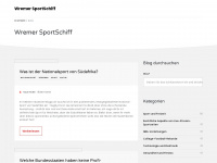 wremer-sportschipper.de Webseite Vorschau