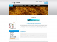 ld-aquaristik.de Webseite Vorschau