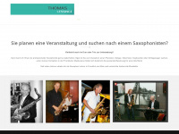 saxophon-frankfurt.de Webseite Vorschau