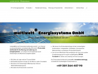 multiwatt.de Webseite Vorschau