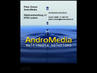 andromedia.at Webseite Vorschau