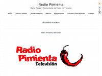 radiopimienta.org Webseite Vorschau