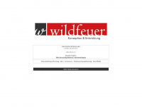 wildfeuer.biz Webseite Vorschau