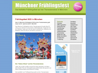 muenchnerfruehlingsfest.de Webseite Vorschau