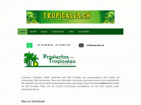 tropicales.ch Webseite Vorschau