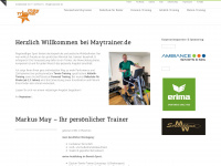 maytrainer.de Webseite Vorschau