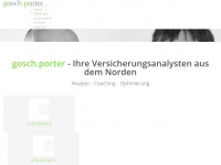gosch-porter.de Webseite Vorschau