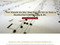 musiklehrer-francu.de Webseite Vorschau