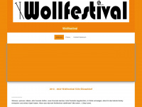 wollfestival.de Webseite Vorschau
