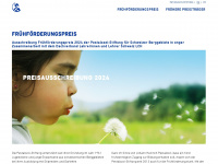 fruehfoerderungspreis.ch Webseite Vorschau