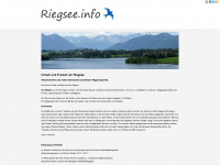 riegsee.info Webseite Vorschau