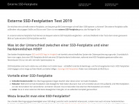 externe-ssd-festplatte.de Webseite Vorschau