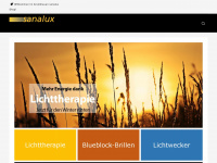 sanalux.de Webseite Vorschau