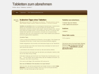 tablettenzumabnehmen.wordpress.com