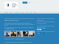 ssc-europe.eu Webseite Vorschau