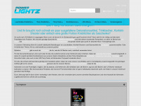 powerlightz.de Webseite Vorschau