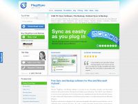 plug2sync.com Webseite Vorschau