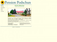 pension-podschun.de Webseite Vorschau