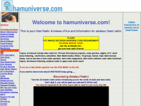 hamuniverse.com Webseite Vorschau