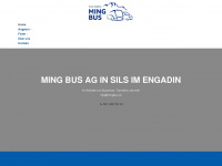 mingbus.ch Webseite Vorschau