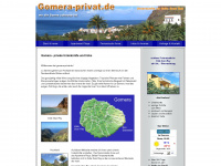 gomera-privat.de Webseite Vorschau