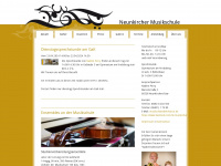 nk-musikschule.de Webseite Vorschau