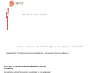 senz.biz Webseite Vorschau