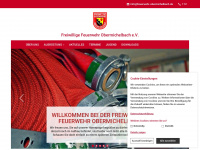 feuerwehr-obermichelbach.de Webseite Vorschau