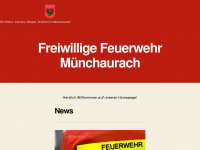 feuerwehr-muenchaurach.de Webseite Vorschau