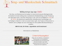 musikschule-schnaittach.de Webseite Vorschau