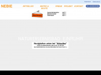 naturerlebnisbad-einruhr.de Webseite Vorschau