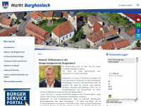 burghaslach.de Webseite Vorschau