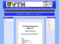 vt-niederauerbach.de Webseite Vorschau