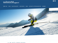 waseschasport.ch Webseite Vorschau