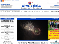 wiwa-lokal.de Webseite Vorschau