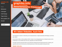 graphiks.info Webseite Vorschau