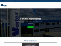 vertexembalagens.com.br Webseite Vorschau