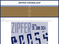 zipfercrosslauf.at Webseite Vorschau