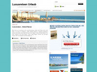 luxusreisenurlaub.com Webseite Vorschau
