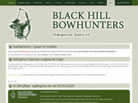 blackhill-bowhunters.de Webseite Vorschau