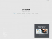 welcomm.ch Webseite Vorschau