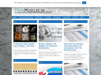 moremuscles.de Webseite Vorschau