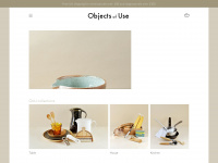 objectsofuse.com Webseite Vorschau
