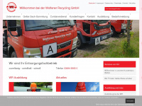 wolfener-recycling.de Webseite Vorschau