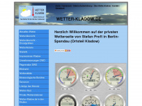 wetter-kladow.de Webseite Vorschau