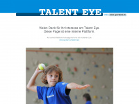 talenteye.ch Webseite Vorschau