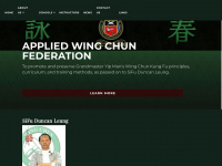 appliedwingchun.com Webseite Vorschau