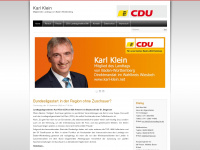 karl-klein.net Webseite Vorschau